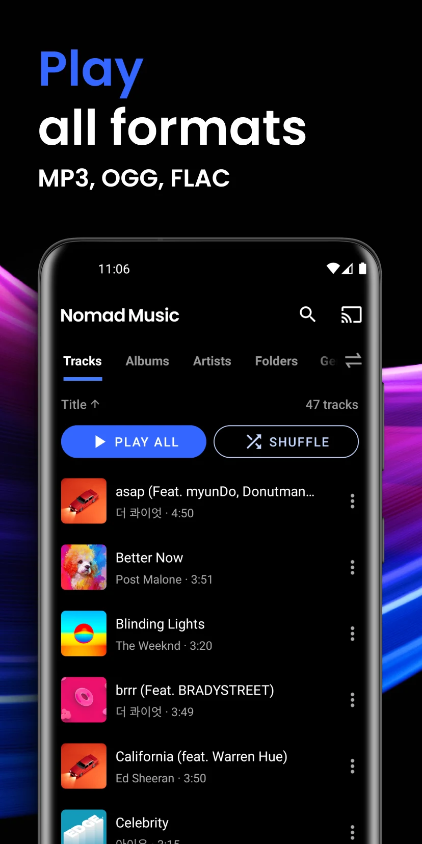 Offline Music Player screenshot